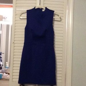 Royal Blue Fitted Dress